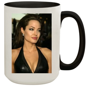 Angelina Jolie 15oz Colored Inner & Handle Mug