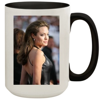 Angelina Jolie 15oz Colored Inner & Handle Mug