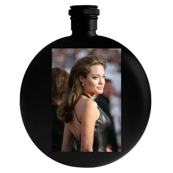 Angelina Jolie Round Flask