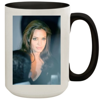 Angelina Jolie 15oz Colored Inner & Handle Mug