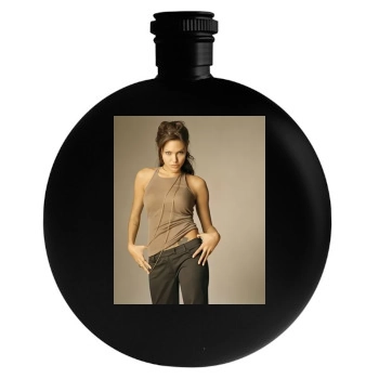 Angelina Jolie Round Flask