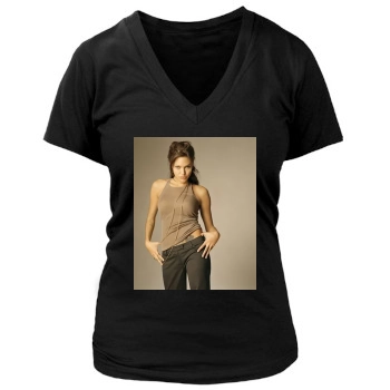 Angelina Jolie Women's Deep V-Neck TShirt