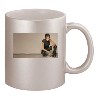 Angelina Jolie 11oz Metallic Silver Mug