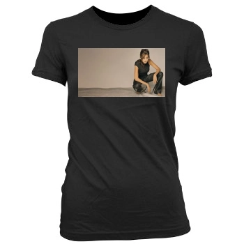 Angelina Jolie Women's Junior Cut Crewneck T-Shirt