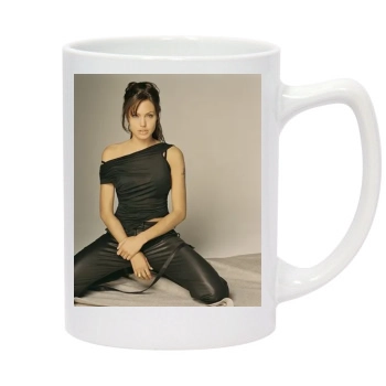 Angelina Jolie 14oz White Statesman Mug