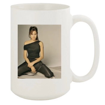 Angelina Jolie 15oz White Mug