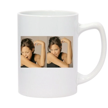 Angelina Jolie 14oz White Statesman Mug