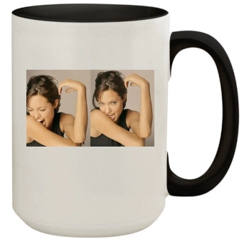 Angelina Jolie 15oz Colored Inner & Handle Mug