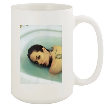 Angelina Jolie 15oz White Mug