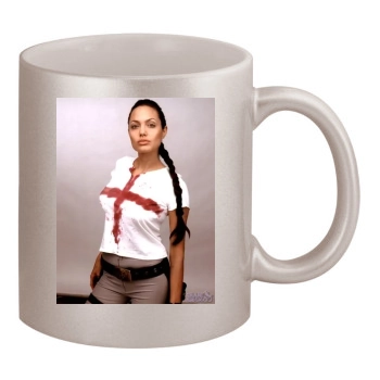 Angelina Jolie 11oz Metallic Silver Mug