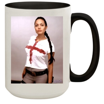 Angelina Jolie 15oz Colored Inner & Handle Mug