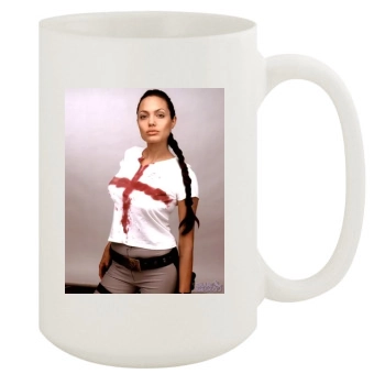 Angelina Jolie 15oz White Mug