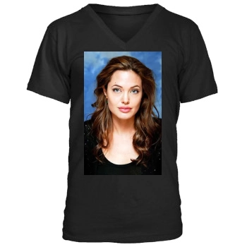 Angelina Jolie Men's V-Neck T-Shirt