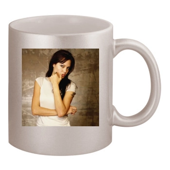 Angelina Jolie 11oz Metallic Silver Mug