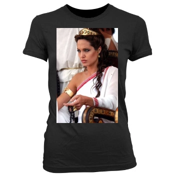 Angelina Jolie Women's Junior Cut Crewneck T-Shirt