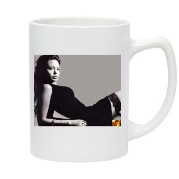 Angelina Jolie 14oz White Statesman Mug