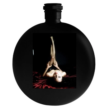 Angelina Jolie Round Flask