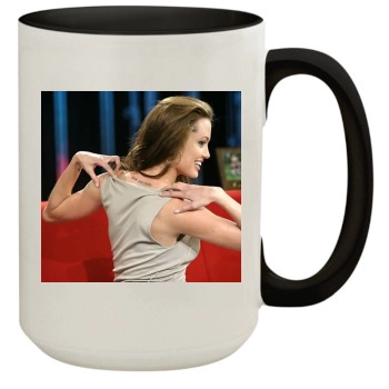 Angelina Jolie 15oz Colored Inner & Handle Mug