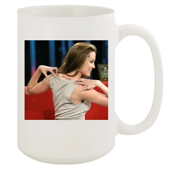 Angelina Jolie 15oz White Mug