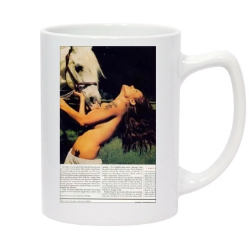 Angelina Jolie 14oz White Statesman Mug