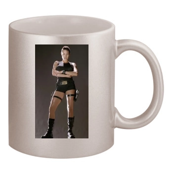 Angelina Jolie 11oz Metallic Silver Mug