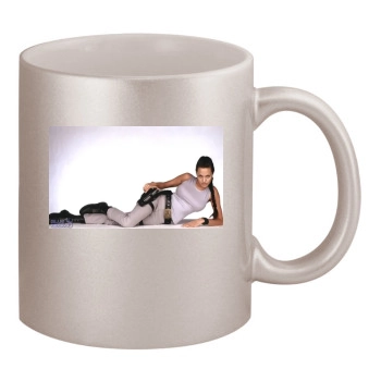 Angelina Jolie 11oz Metallic Silver Mug