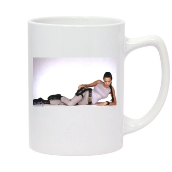 Angelina Jolie 14oz White Statesman Mug