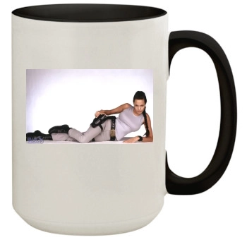 Angelina Jolie 15oz Colored Inner & Handle Mug