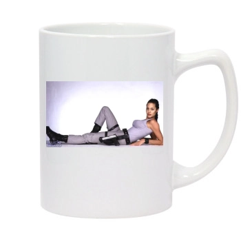 Angelina Jolie 14oz White Statesman Mug