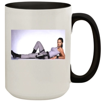 Angelina Jolie 15oz Colored Inner & Handle Mug