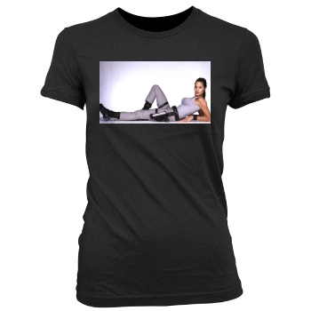 Angelina Jolie Women's Junior Cut Crewneck T-Shirt