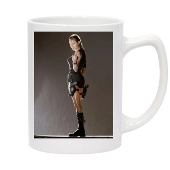 Angelina Jolie 14oz White Statesman Mug