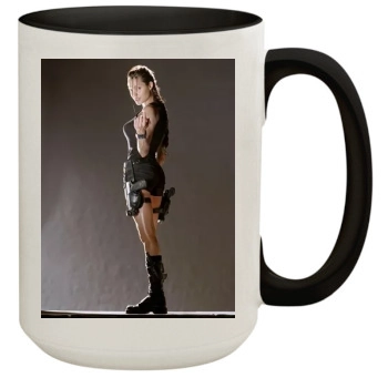 Angelina Jolie 15oz Colored Inner & Handle Mug