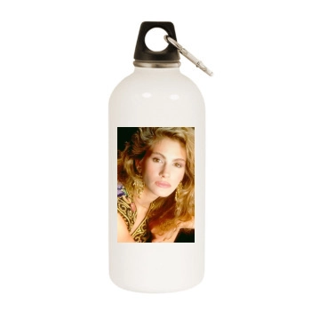 Julia Roberts White Water Bottle With Carabiner