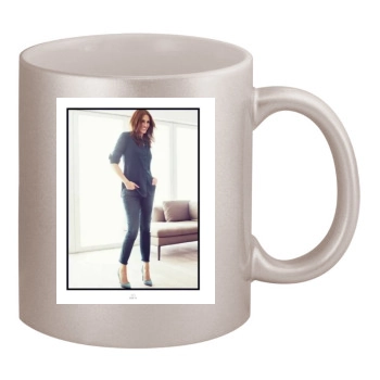 Julia Roberts 11oz Metallic Silver Mug