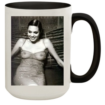 Angelina Jolie 15oz Colored Inner & Handle Mug