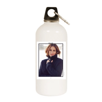 Julia Roberts White Water Bottle With Carabiner