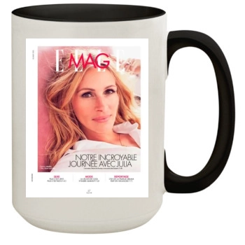 Julia Roberts 15oz Colored Inner & Handle Mug