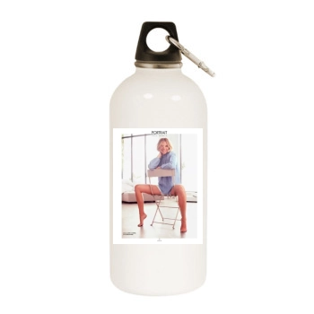 Julia Roberts White Water Bottle With Carabiner