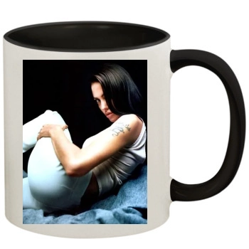 Angelina Jolie 11oz Colored Inner & Handle Mug