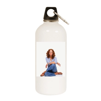 Julia Roberts White Water Bottle With Carabiner