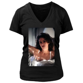 Julia Roberts Women's Deep V-Neck TShirt