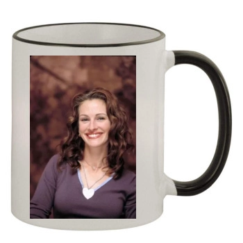 Julia Roberts 11oz Colored Rim & Handle Mug