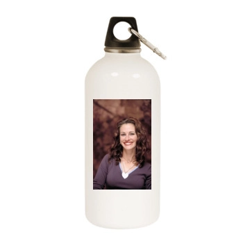 Julia Roberts White Water Bottle With Carabiner