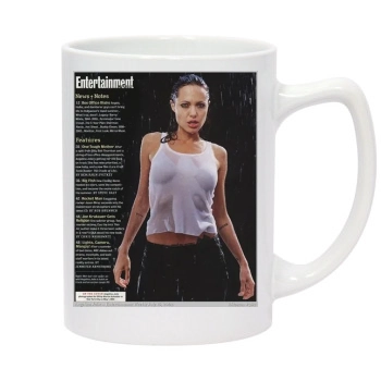 Angelina Jolie 14oz White Statesman Mug