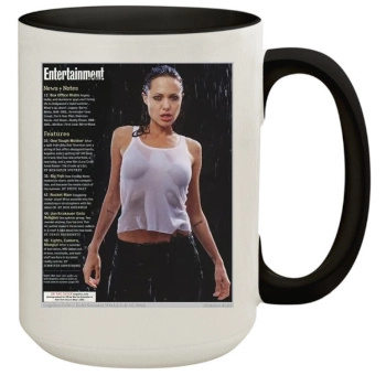 Angelina Jolie 15oz Colored Inner & Handle Mug