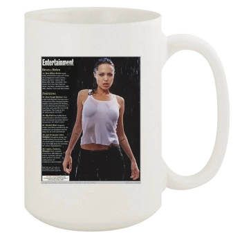 Angelina Jolie 15oz White Mug