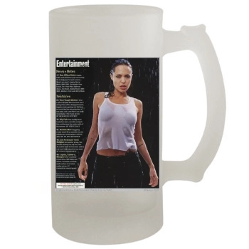 Angelina Jolie 16oz Frosted Beer Stein