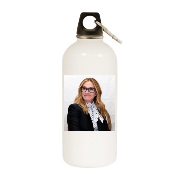 Julia Roberts White Water Bottle With Carabiner