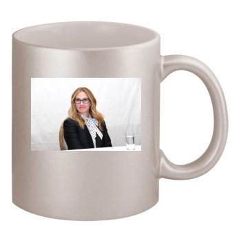 Julia Roberts 11oz Metallic Silver Mug